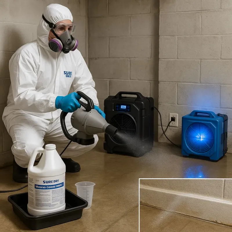 Sanitization and Odor Removal process in Sugarmill Woods, FL
